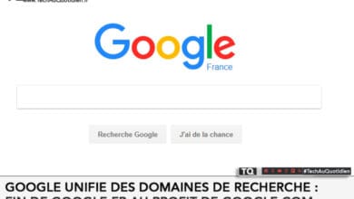 Google unifie des domaines de recherche : Fin de google.fr au profit de google.com