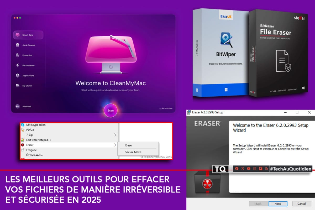 Les meilleurs outils pour effacer vos fichiers de manière irréversible et sécurisée en 2025