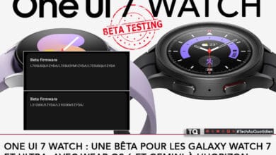 One UI 7 Watch : une bêta pour les Galaxy Watch 7 et Ultra, avec Wear OS 6 et Gemini à l’horizon