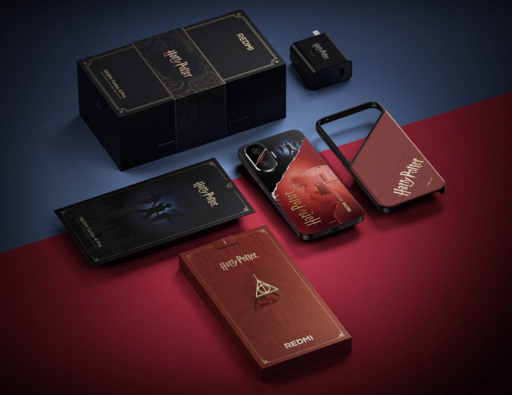 REDMI Turbo 4 Pro Harry Potter Limited Edition packages
