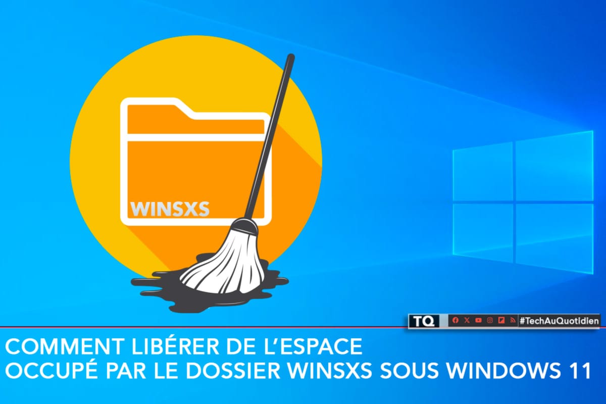Comment libérer de l’espace occupé par le dossier WinSxS sous Windows 11