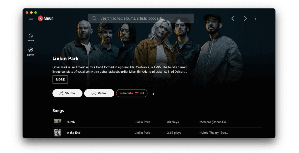 Présentation de l'application YouTube Music non officielle