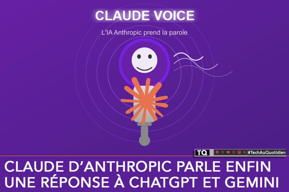 Claude d’Anthropic parle enfinune réponse à ChatGPT et Gemini
