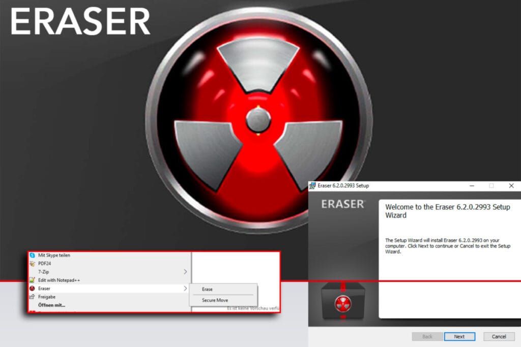 Eraser : le champion gratuit pour Windows