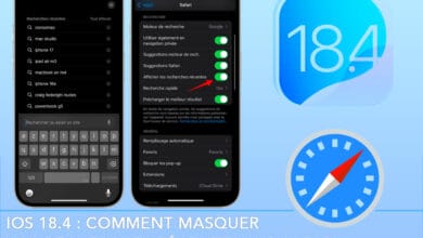 iOS 18.4 : comment masquer vos recherches récentes sur Safari