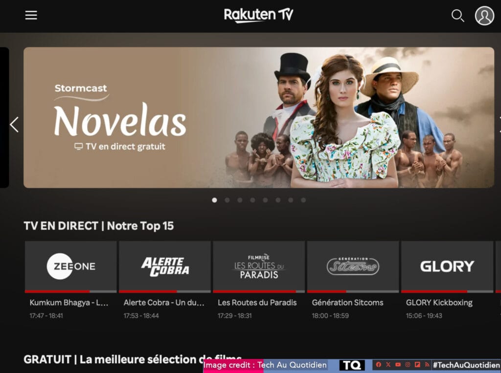 Rakuten TV (Gratuit)