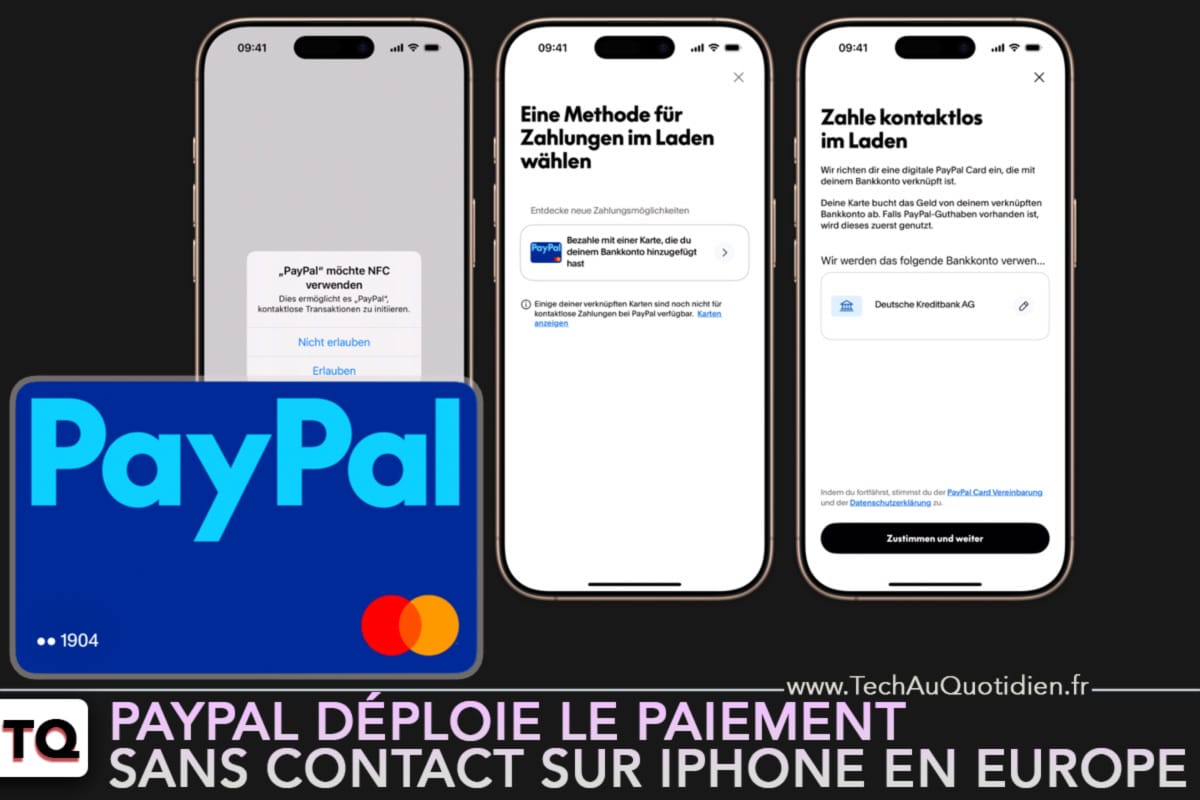 PayPal déploie le paiement sans contact sur iPhone en Europe grâce au DMA