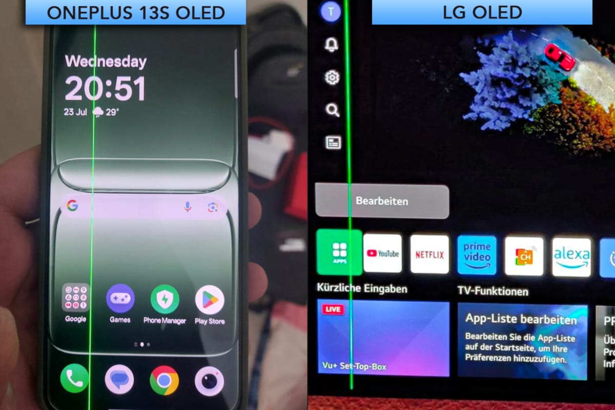 OnePlus-13s-ligne-verte