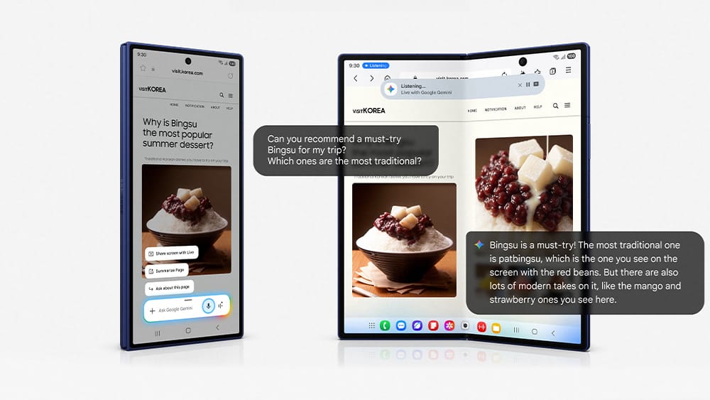 One UI 8 et intégration de Gemini