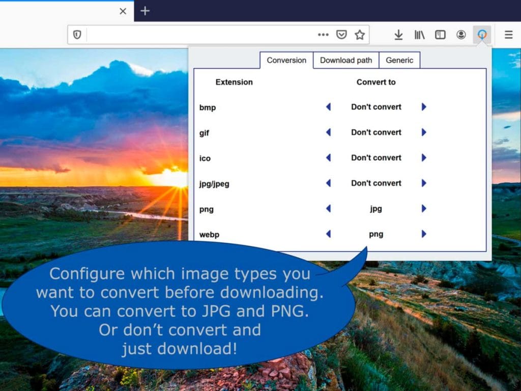 Convertir facilement les images WebP dans Firefox 