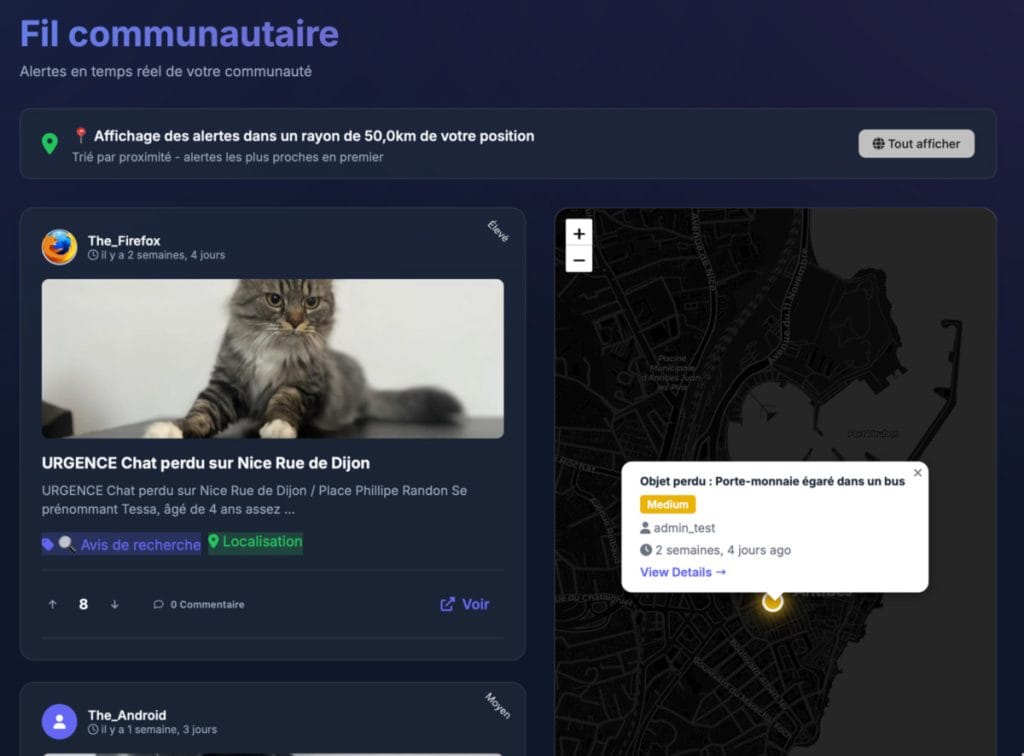TriggrWatch fil communautaire