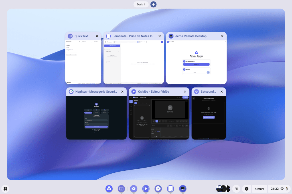 JemaOS Bureau