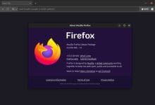 Interface du navigateur Firefox 155 affichant une page web en cours de chargement rapide.