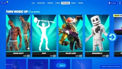Aperçu des tenues et packs cosmétiques retirés de la boutique Fortnite lors de la dernière rotation.