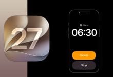 Le nouveau curseur d'iOS 27 permet de régler le volume du réveil indépendamment du reste.