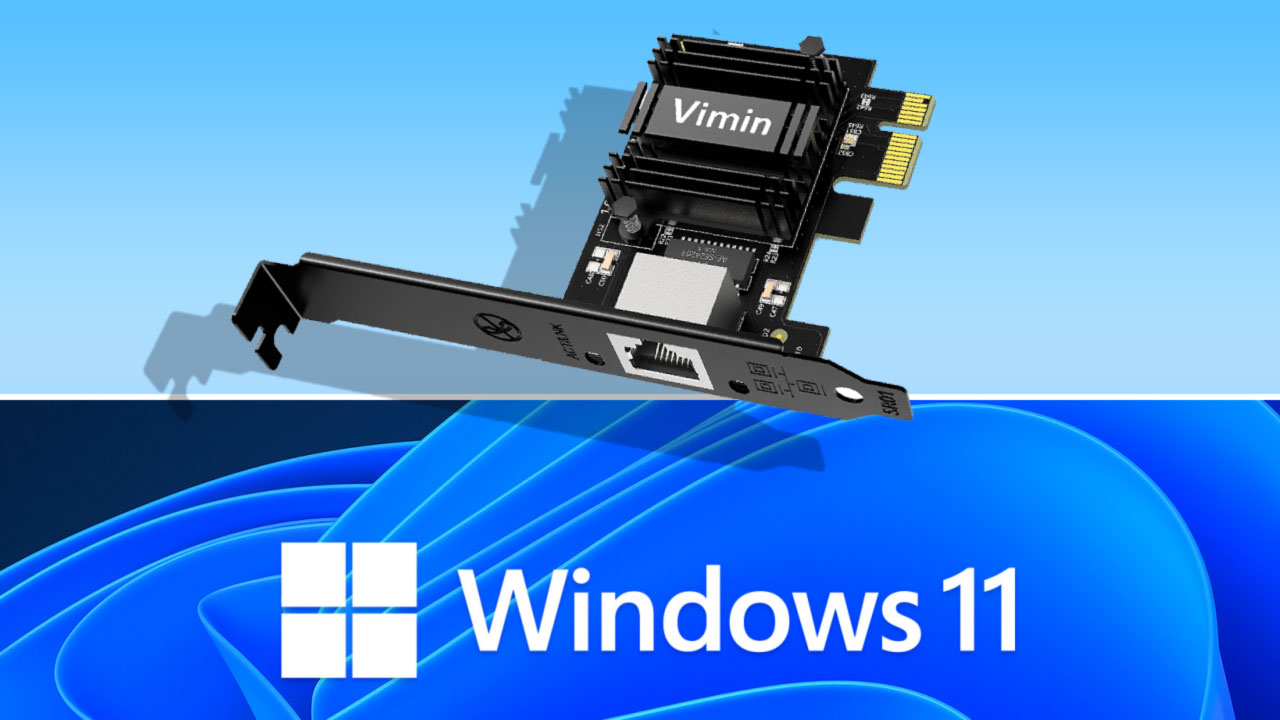 verifier vitesse carte reseau windows 11